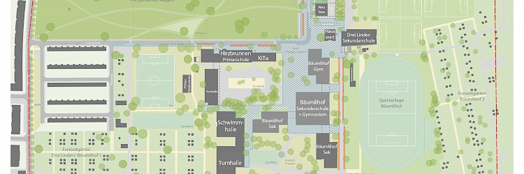 Pausenhof Dreilinden