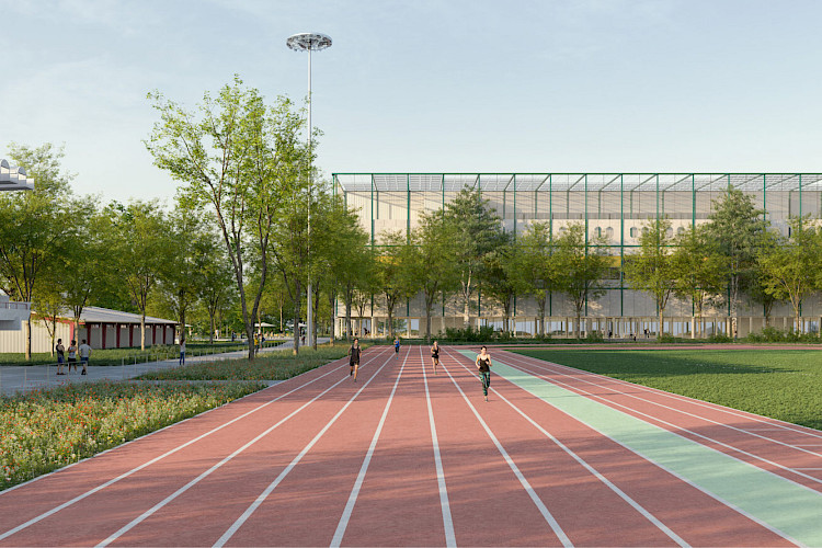 Wettbewerb Sportlandschaft von Bout-du-Monde Genf